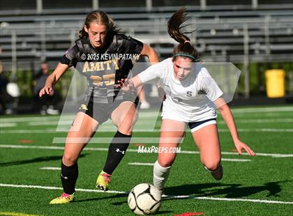 Thumbnail 2 in Staples @ Amity Regional (CIAC Class LL Qtr Final) photogallery.