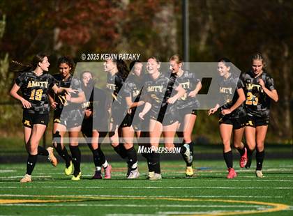 Thumbnail 1 in Staples @ Amity Regional (CIAC Class LL Qtr Final) photogallery.