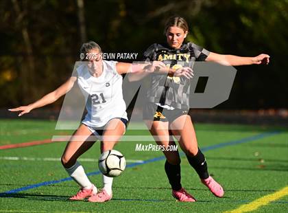 Thumbnail 1 in Staples @ Amity Regional (CIAC Class LL Qtr Final) photogallery.
