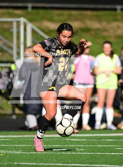 Thumbnail 1 in Staples @ Amity Regional (CIAC Class LL Qtr Final) photogallery.
