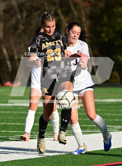 Thumbnail 3 in Staples @ Amity Regional (CIAC Class LL Qtr Final) photogallery.