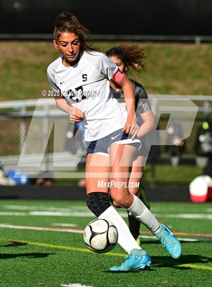 Thumbnail 1 in Staples @ Amity Regional (CIAC Class LL Qtr Final) photogallery.
