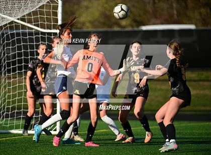 Thumbnail 3 in Staples @ Amity Regional (CIAC Class LL Qtr Final) photogallery.