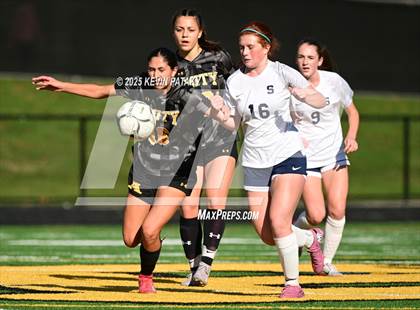 Thumbnail 1 in Staples @ Amity Regional (CIAC Class LL Qtr Final) photogallery.
