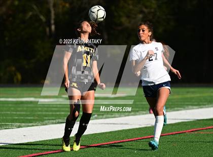 Thumbnail 3 in Staples @ Amity Regional (CIAC Class LL Qtr Final) photogallery.