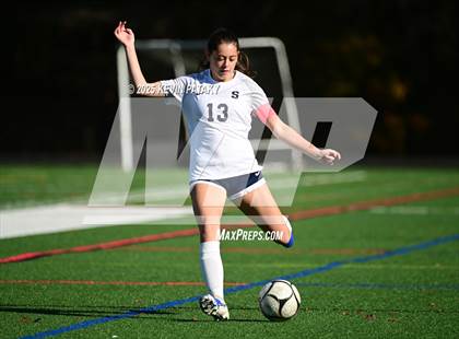 Thumbnail 3 in Staples @ Amity Regional (CIAC Class LL Qtr Final) photogallery.