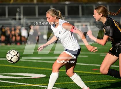 Thumbnail 2 in Staples @ Amity Regional (CIAC Class LL Qtr Final) photogallery.