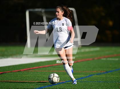 Thumbnail 1 in Staples @ Amity Regional (CIAC Class LL Qtr Final) photogallery.
