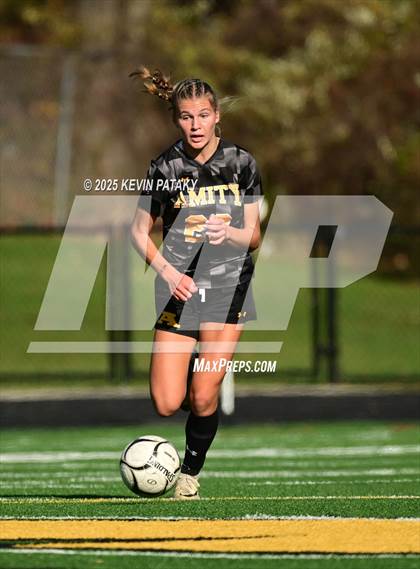 Thumbnail 1 in Staples @ Amity Regional (CIAC Class LL Qtr Final) photogallery.