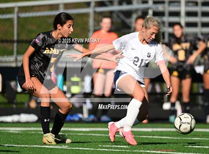 Thumbnail 3 in Staples @ Amity Regional (CIAC Class LL Qtr Final) photogallery.