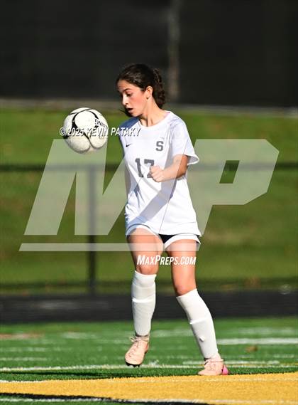 Thumbnail 2 in Staples @ Amity Regional (CIAC Class LL Qtr Final) photogallery.
