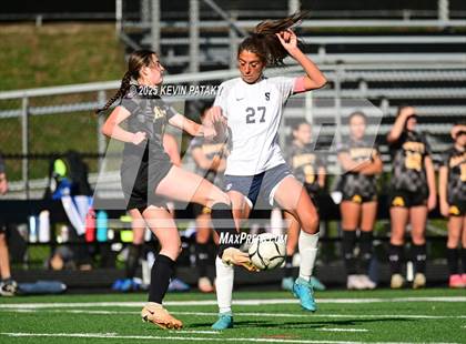 Thumbnail 2 in Staples @ Amity Regional (CIAC Class LL Qtr Final) photogallery.