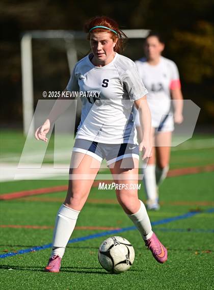 Thumbnail 2 in Staples @ Amity Regional (CIAC Class LL Qtr Final) photogallery.