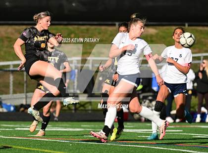 Thumbnail 1 in Staples @ Amity Regional (CIAC Class LL Qtr Final) photogallery.