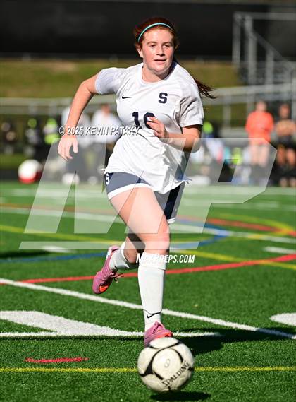 Thumbnail 1 in Staples @ Amity Regional (CIAC Class LL Qtr Final) photogallery.