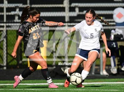 Thumbnail 2 in Staples @ Amity Regional (CIAC Class LL Qtr Final) photogallery.