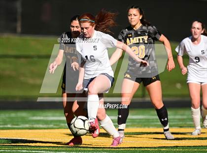 Thumbnail 3 in Staples @ Amity Regional (CIAC Class LL Qtr Final) photogallery.