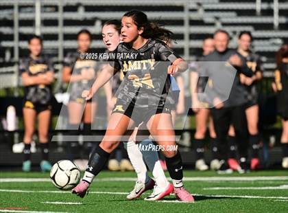 Thumbnail 3 in Staples @ Amity Regional (CIAC Class LL Qtr Final) photogallery.