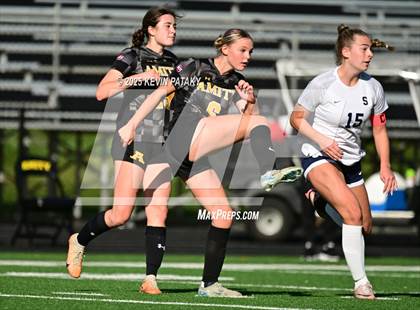 Thumbnail 2 in Staples @ Amity Regional (CIAC Class LL Qtr Final) photogallery.