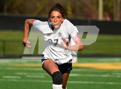 Thumbnail 1 in Staples @ Amity Regional (CIAC Class LL Qtr Final) photogallery.