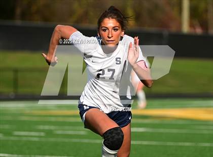 Thumbnail 3 in Staples @ Amity Regional (CIAC Class LL Qtr Final) photogallery.