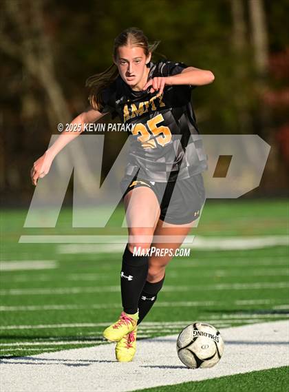 Thumbnail 3 in Staples @ Amity Regional (CIAC Class LL Qtr Final) photogallery.