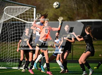 Thumbnail 1 in Staples @ Amity Regional (CIAC Class LL Qtr Final) photogallery.