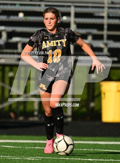 Thumbnail 3 in Staples @ Amity Regional (CIAC Class LL Qtr Final) photogallery.