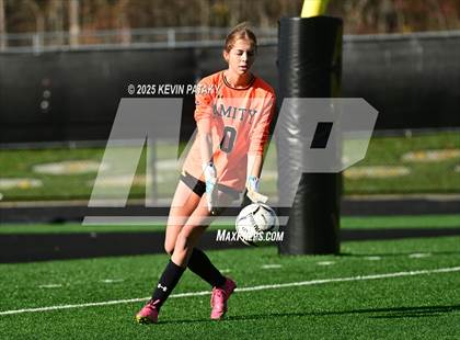 Thumbnail 3 in Staples @ Amity Regional (CIAC Class LL Qtr Final) photogallery.