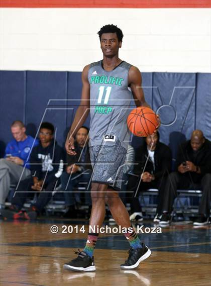 Thumbnail 3 in Prolific Prep vs Faith Baptist Academy North (Tarkanian Classic) photogallery.