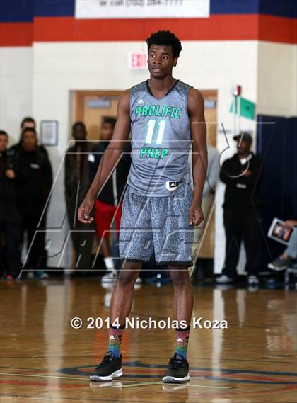 Thumbnail 1 in Prolific Prep vs Faith Baptist Academy North (Tarkanian Classic) photogallery.