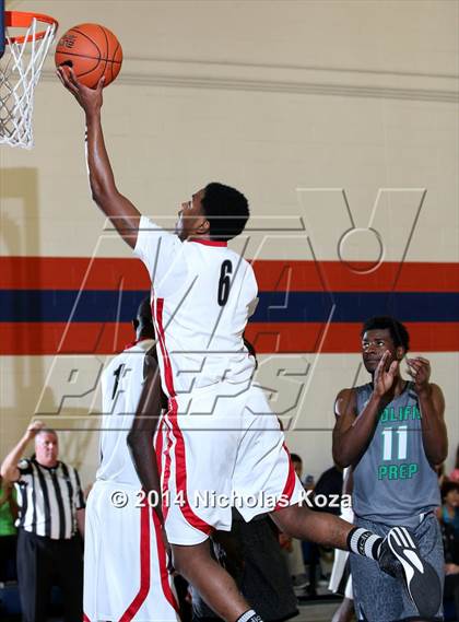 Thumbnail 3 in Prolific Prep vs Faith Baptist Academy North (Tarkanian Classic) photogallery.