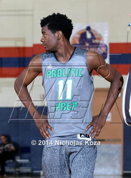Thumbnail 2 in Prolific Prep vs Faith Baptist Academy North (Tarkanian Classic) photogallery.