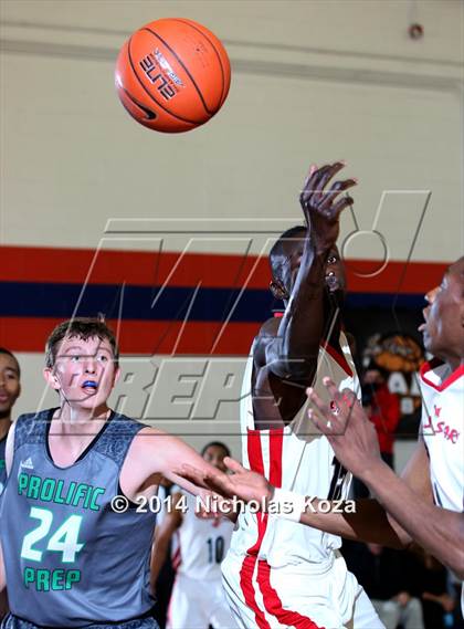 Thumbnail 1 in Prolific Prep vs Faith Baptist Academy North (Tarkanian Classic) photogallery.