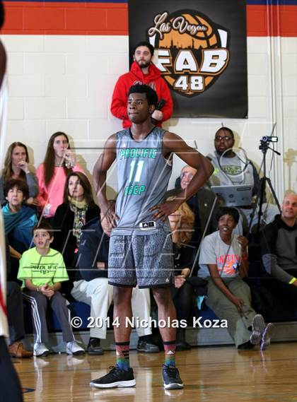 Thumbnail 2 in Prolific Prep vs Faith Baptist Academy North (Tarkanian Classic) photogallery.