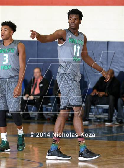 Thumbnail 2 in Prolific Prep vs Faith Baptist Academy North (Tarkanian Classic) photogallery.