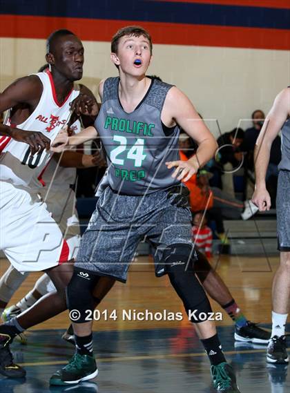 Thumbnail 1 in Prolific Prep vs Faith Baptist Academy North (Tarkanian Classic) photogallery.
