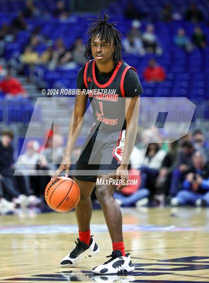 Thumbnail 1 in Ponder vs. Hitchcock (UIL 3A Basketball Final) photogallery.