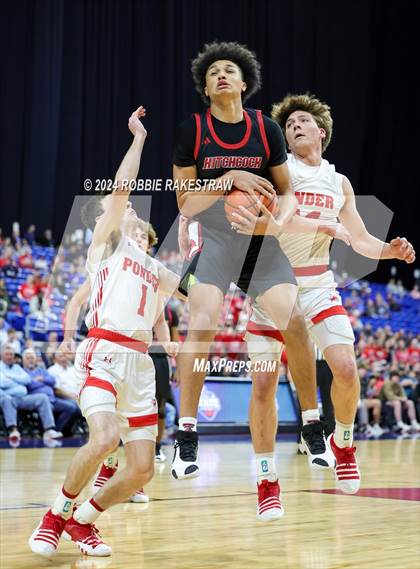 Thumbnail 3 in Ponder vs. Hitchcock (UIL 3A Basketball Final) photogallery.