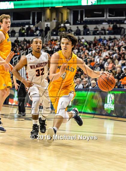 Thumbnail 3 in Wilmington vs. Archbishop Moeller (OHSAA Southwest Regional Playoff) photogallery.