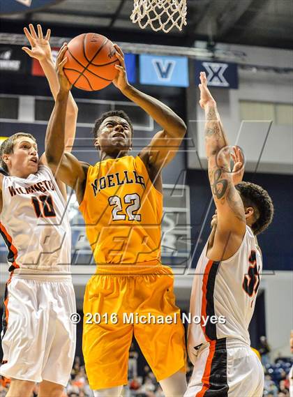 Thumbnail 2 in Wilmington vs. Archbishop Moeller (OHSAA Southwest Regional Playoff) photogallery.