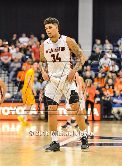 Thumbnail 3 in Wilmington vs. Archbishop Moeller (OHSAA Southwest Regional Playoff) photogallery.