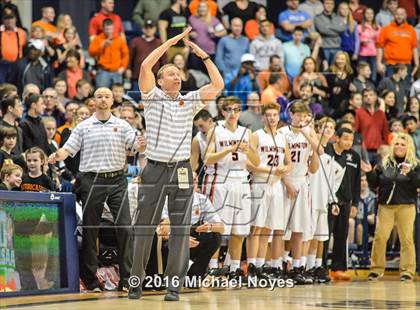 Thumbnail 3 in Wilmington vs. Archbishop Moeller (OHSAA Southwest Regional Playoff) photogallery.