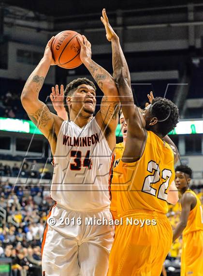Thumbnail 1 in Wilmington vs. Archbishop Moeller (OHSAA Southwest Regional Playoff) photogallery.