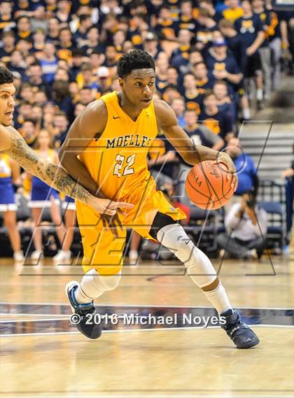 Thumbnail 3 in Wilmington vs. Archbishop Moeller (OHSAA Southwest Regional Playoff) photogallery.