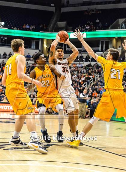 Thumbnail 2 in Wilmington vs. Archbishop Moeller (OHSAA Southwest Regional Playoff) photogallery.