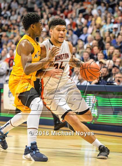 Thumbnail 3 in Wilmington vs. Archbishop Moeller (OHSAA Southwest Regional Playoff) photogallery.