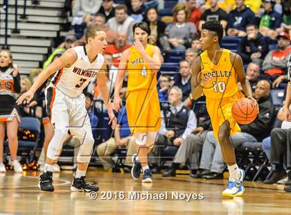 Thumbnail 2 in Wilmington vs. Archbishop Moeller (OHSAA Southwest Regional Playoff) photogallery.