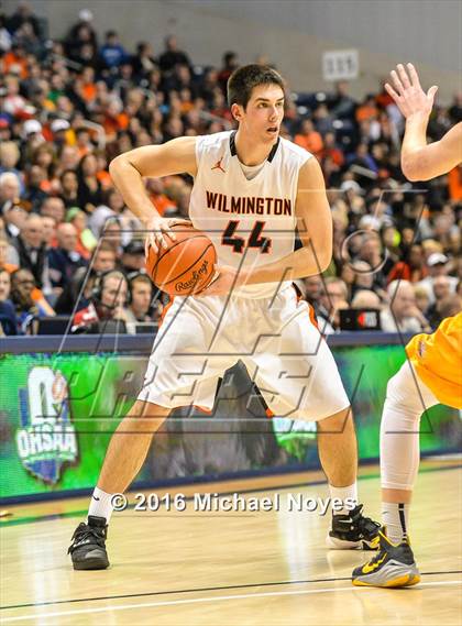 Thumbnail 1 in Wilmington vs. Archbishop Moeller (OHSAA Southwest Regional Playoff) photogallery.