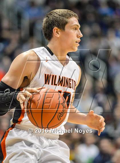 Thumbnail 2 in Wilmington vs. Archbishop Moeller (OHSAA Southwest Regional Playoff) photogallery.